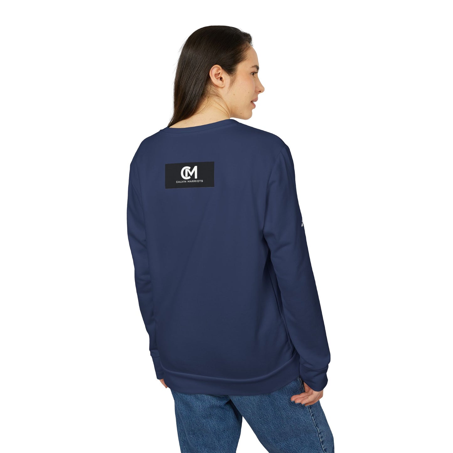 adidas® Unisex Fleece Crewneck Sweatshirt